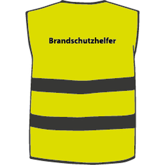 Warnweste "Brandschutzhelfer + Evakuierungshelfer" - XL (Onesize)